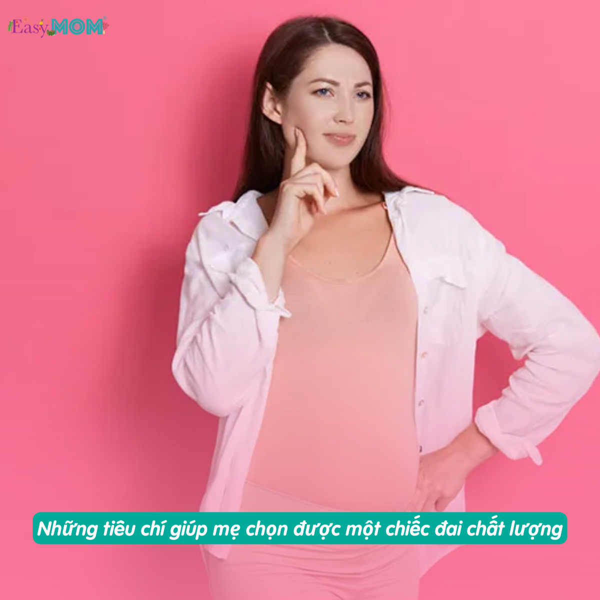 Một chiếc đai phù hợp giúp phân tán trọng lượng thai nhi, hỗ trợ mẹ di chuyển nhẹ nhàng và vững vàng hơn