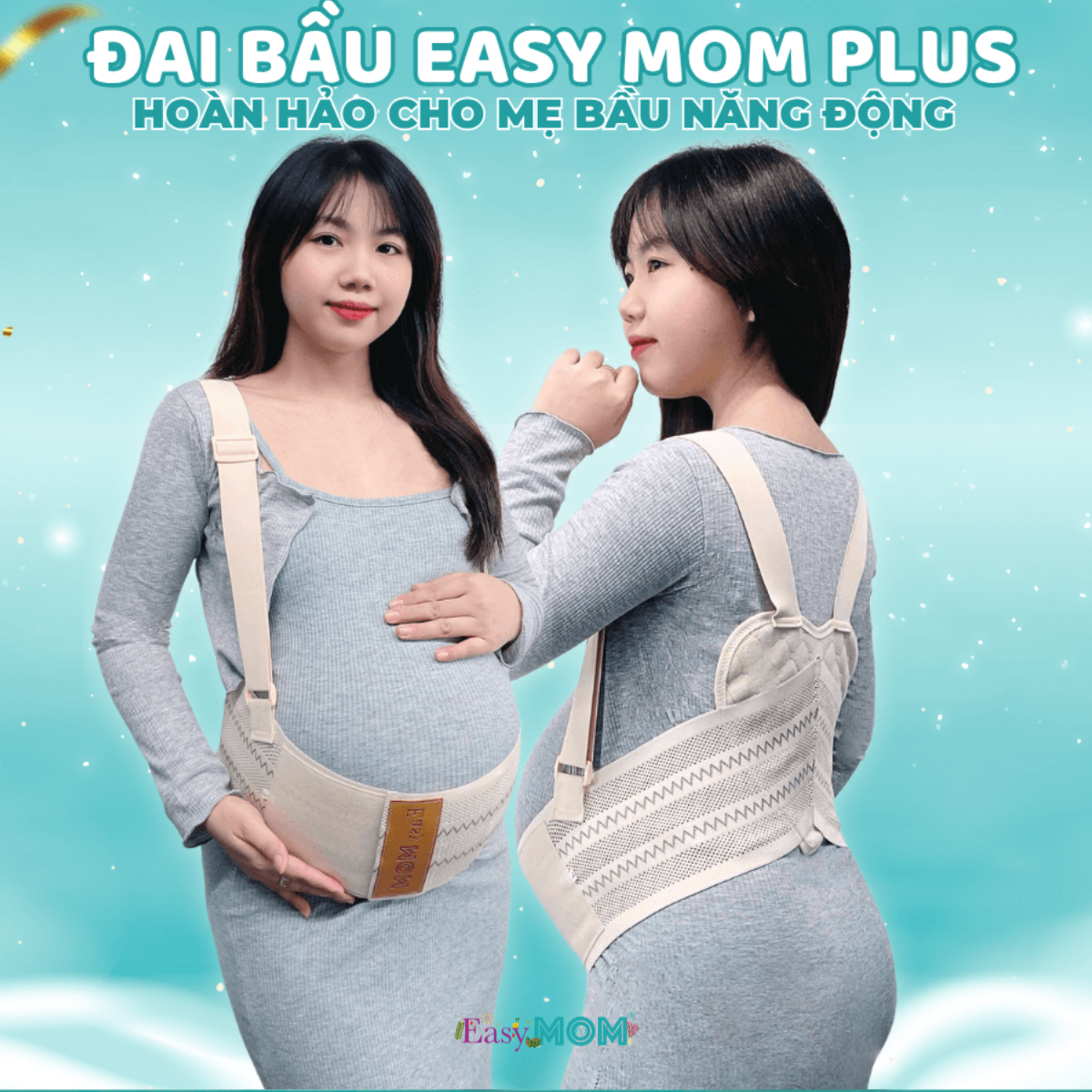 Thiết kế lưới thoáng khí giúp mẹ dễ chịu hơn khi vận động hoặc sử dụng trong thời tiết nóng.