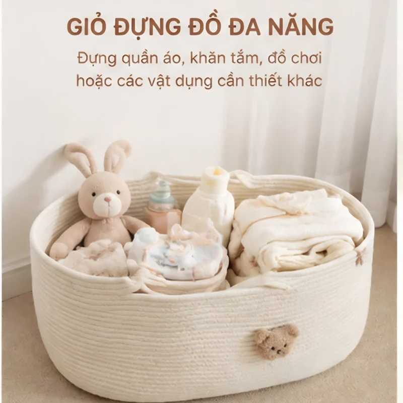 Nôi Ngủ Xách Tay 9IN1 Easy MOM – Thiết kế đa năng, chất liệu cotton mềm mại, đồng hành cùng bé từ những tháng đầu đời.