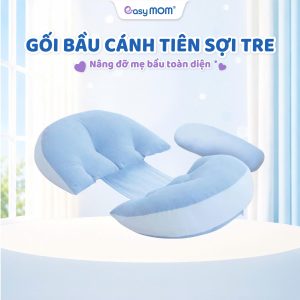 Gối bầu cánh tiên Easy MOM sợi tre