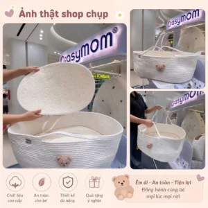 Chất liệu êm ái, an toàn và tiện lợi trong từng chi tiết – để mỗi giấc ngủ của bé đều trọn vẹn, mẹ cũng an tâm hơn mỗi ngày.